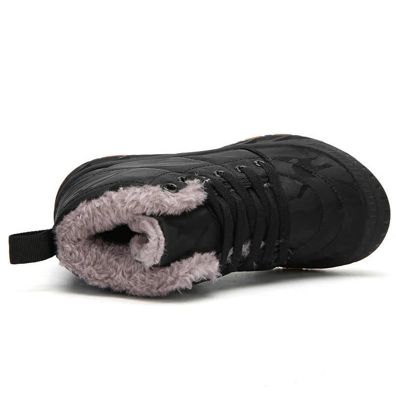 Kinder Warme Gevoerde Schoenen met Brede Teenbox voor Herfst & Winter - WinterWalk