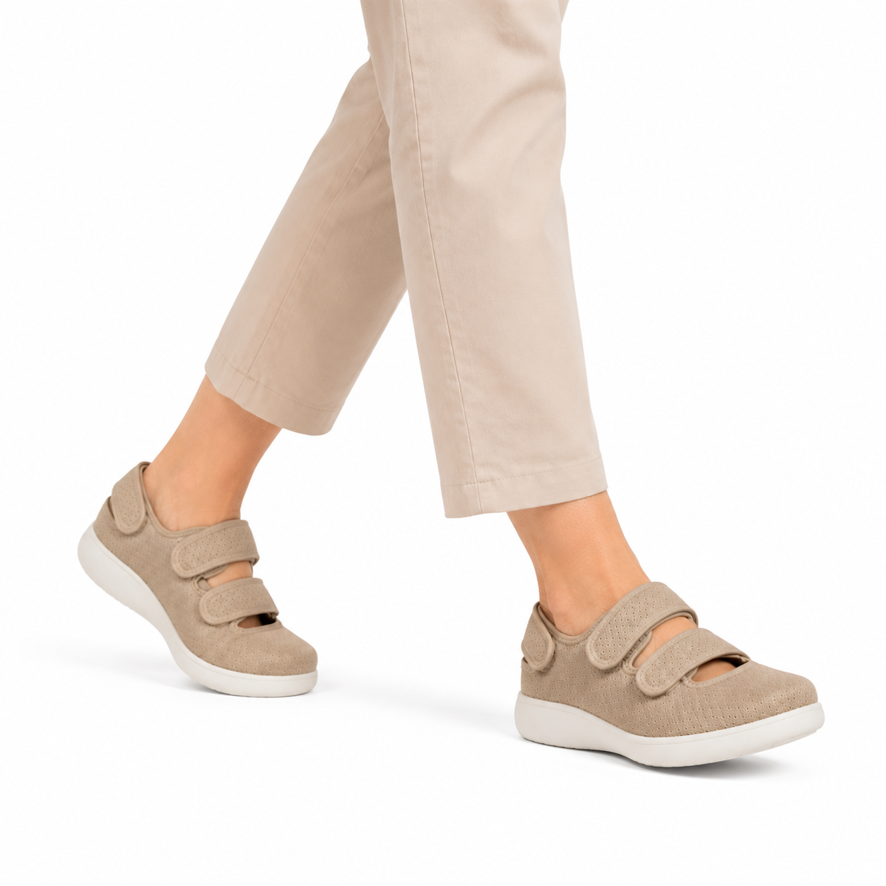 Extra Brede Voeten Sandalen Ademend Lichtgewicht Antislip Zomer