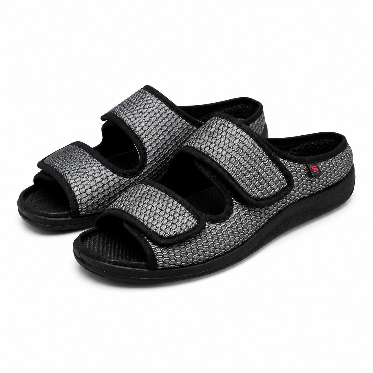 Dames Heren Extra Brede Sandalen Verstelbaar Klittenband Stevig Huis