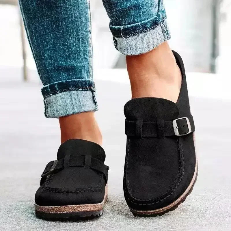 Dames Muiltjes met Platform – Zachte Instapsandalen voor Lente en Zomer