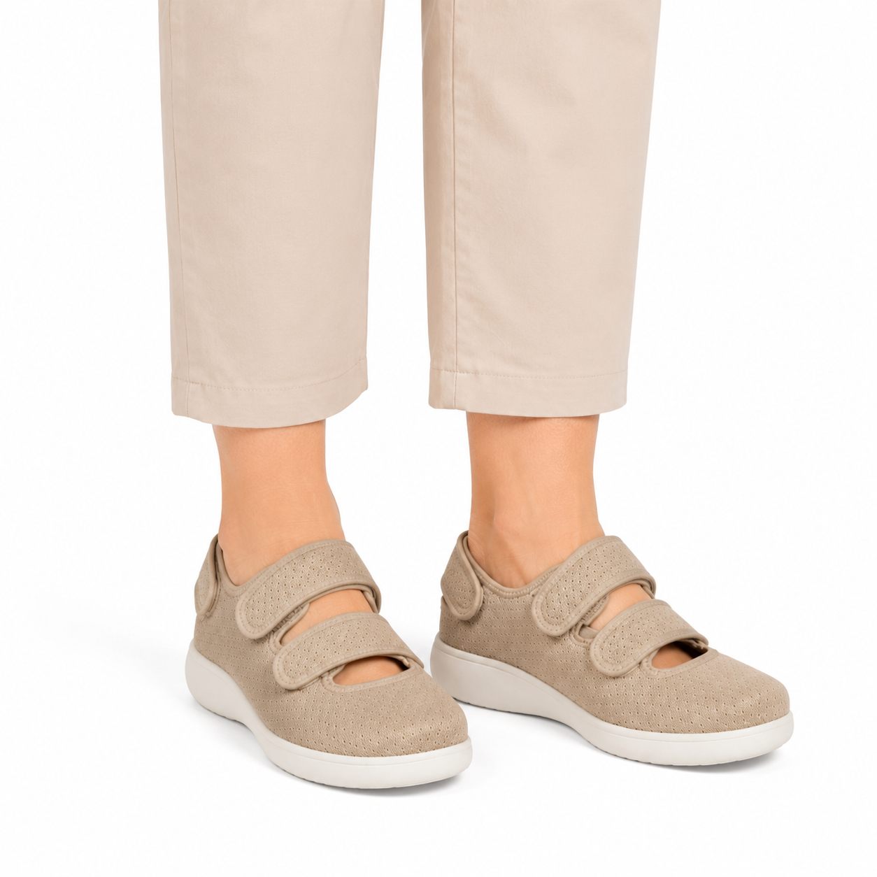 Extra Brede Voeten Sandalen Ademend Lichtgewicht Antislip Zomer