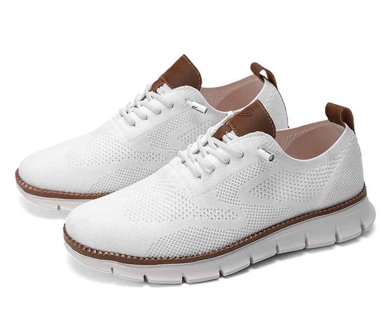 Heren Comfortabele Lichtgewicht Sneakers met Flexibele Zool en Ademend Ontwerp