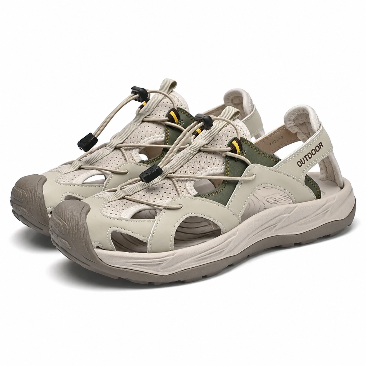 Heren Sandalen Outdoor Antislip Ademend Lichtgewicht Dempende Zool Zomer Strand