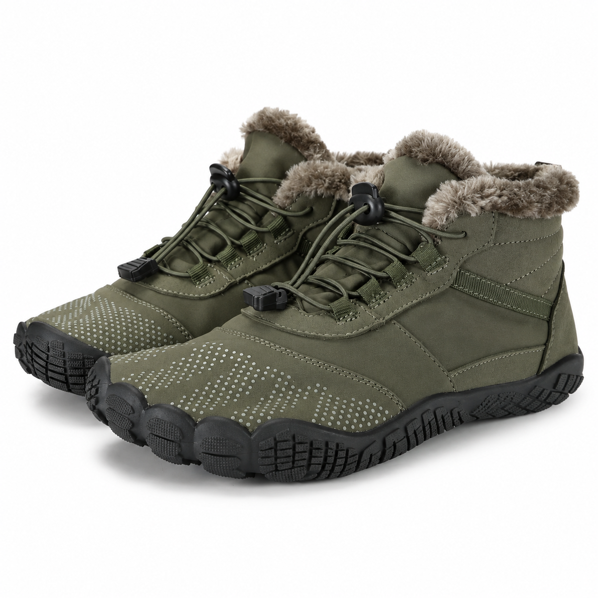 Barefoot Winter Wandelschoenen Fleece Voering Waterafstotend Antislip Buiten