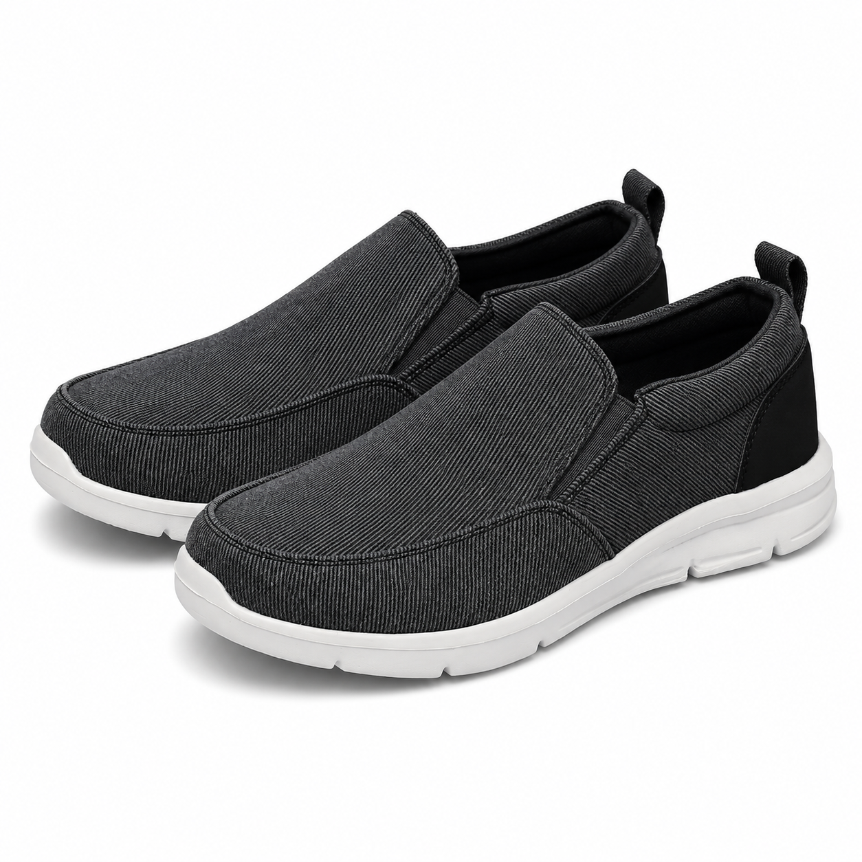 Heren Slip-On Sneakers Casual Dempend Elastisch Lente Zomer