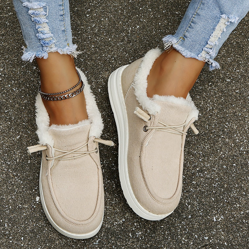 Dames Gevoerde Slip On Casual Sneakers – Licht en Comfortabel voor elke dag