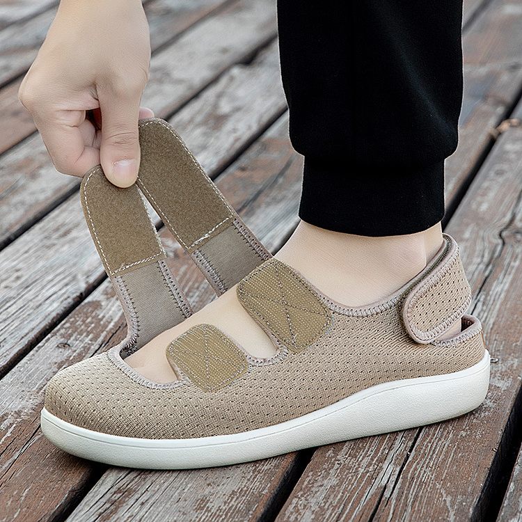 Extra Brede Voeten Sandalen Ademend Lichtgewicht Antislip Zomer