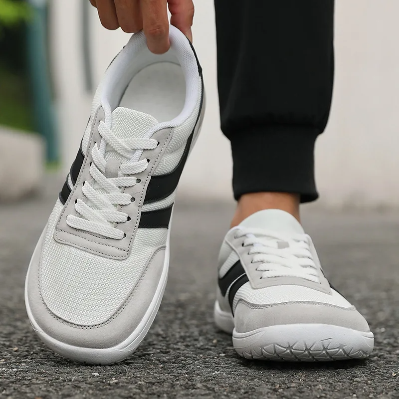 Dames Barefoot Canvas Sneakers met Brede Neus – Ademend en Comfortabel voor Dagelijks Gebruik