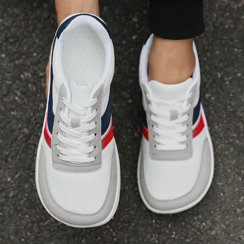 Dames Barefoot Canvas Sneakers met Brede Neus – Ademend en Comfortabel voor Dagelijks Gebruik