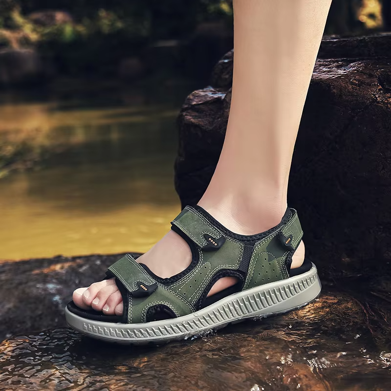 Heren Sandalen Sport Water Antislip Ademend Sneldrogend Klittenband Zomer