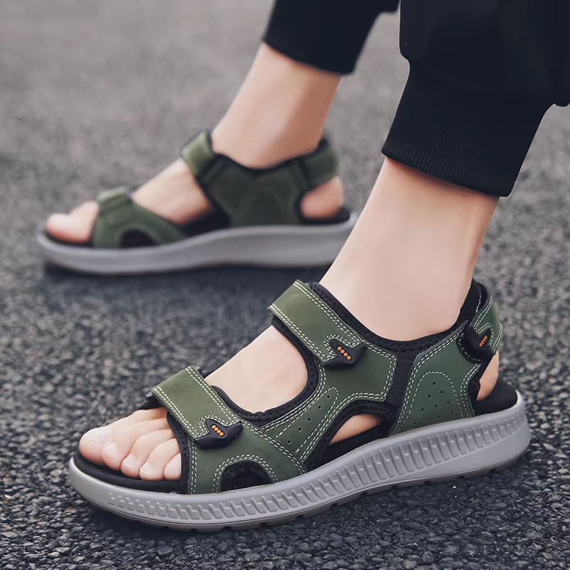 Heren Sandalen Sport Water Antislip Ademend Sneldrogend Klittenband Zomer