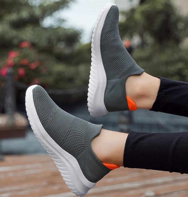 Dames en Heren Slip-On Sportschoenen – Ademend en Makkelijk Instapbaar