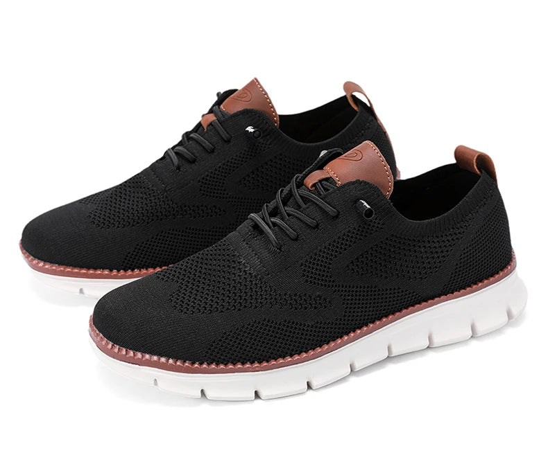 Heren Comfortabele Lichtgewicht Sneakers met Flexibele Zool en Ademend Ontwerp