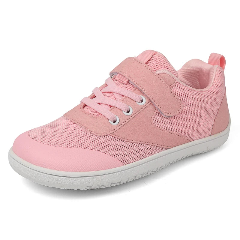 Kinder Barefoot Schoenen Brede Teenruimte Klittenband Flexibele Zool Lichtgewicht