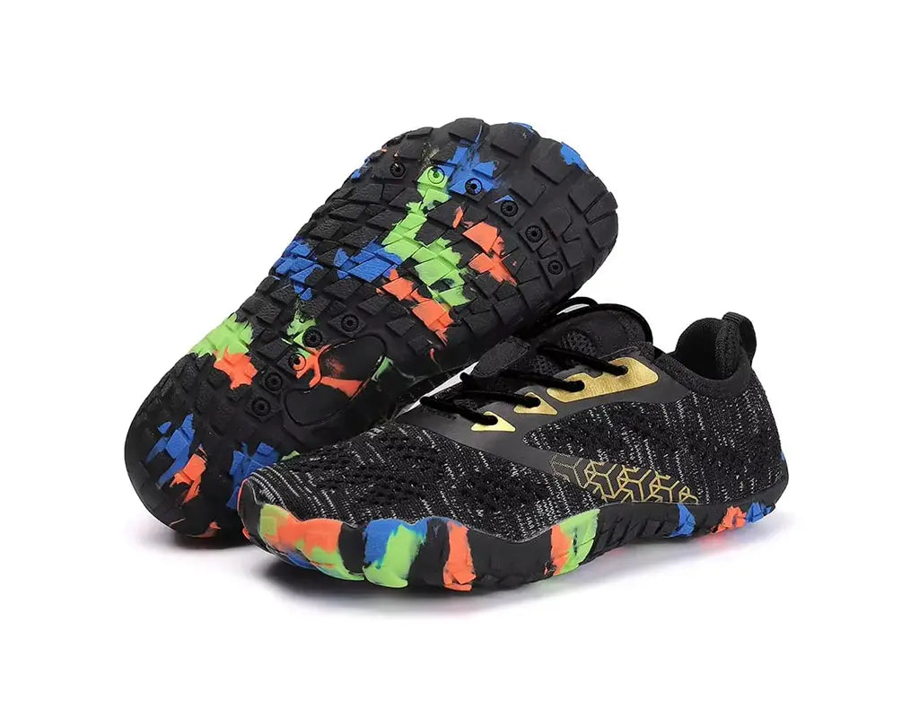 Kinder Barefoot Schoenen Brede Teenbox Zachte Demping - WaveFlex