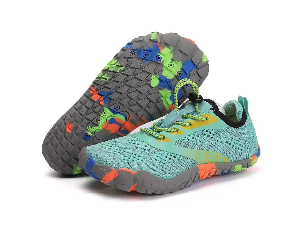 Kinder Barefoot Schoenen Brede Teenbox Zachte Demping - WaveFlex