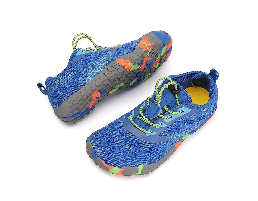 Kinder Barefoot Schoenen Brede Teenbox Zachte Demping - WaveFlex