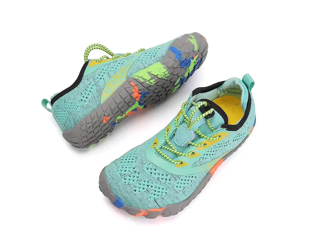 Kinder Barefoot Schoenen Brede Teenbox Zachte Demping - WaveFlex