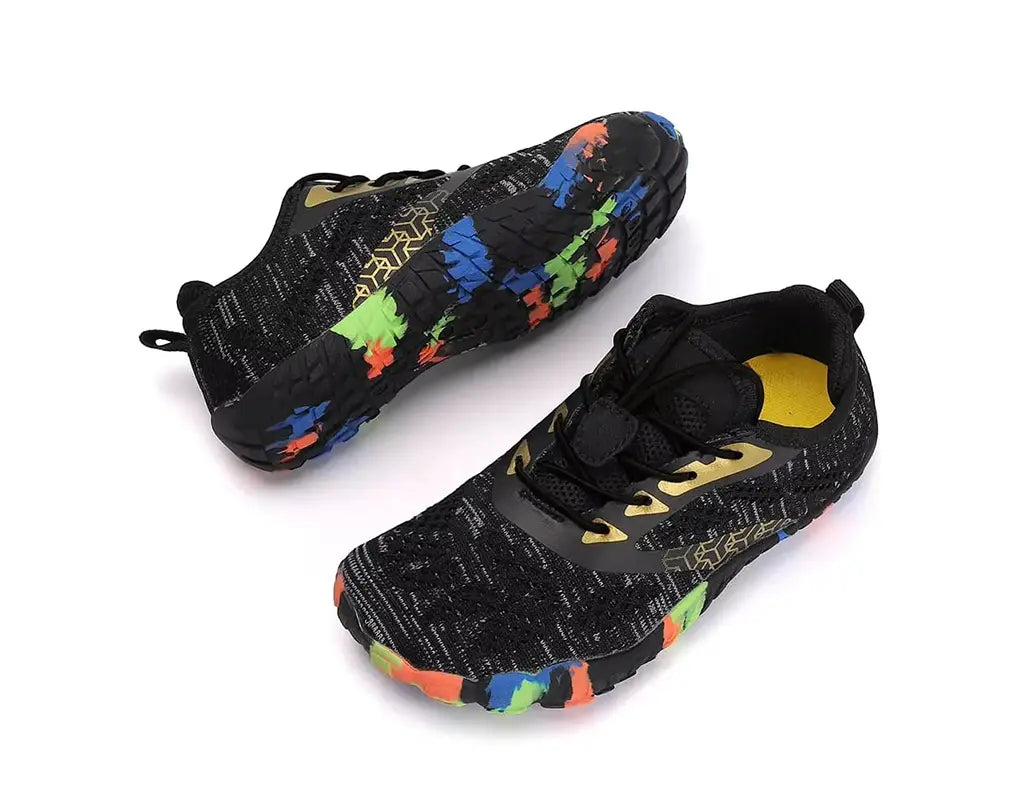 Kinder Barefoot Schoenen Brede Teenbox Zachte Demping - WaveFlex