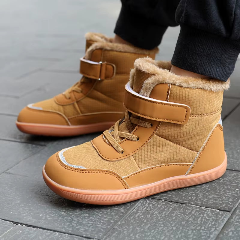 Kinder Warme Gevoerde Schoenen met Brede Teenbox voor Herfst & Winter - FrostWalk